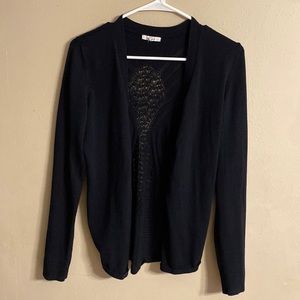 Black cardigan